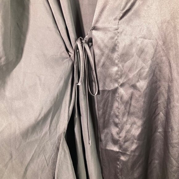 Womens Victorias Secret Angels Wrap Robe Satiny Feel Brown M/L Pockets Polyester - Picture 6 of 11